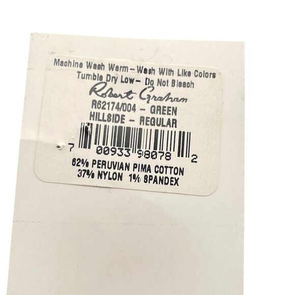 Robert Graham Mens Hillside Regular Striped Socks Green/Purple/Orange - Picture 5 of 7